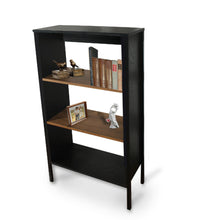 Combo de Entretenimiento Mesa Para TV 65 Chicago (51.5x150x30)+ Biblioteca Vertical (112x60x25) y madera oscura