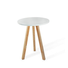 Mesa Auxiliar (40X40X40) Blanca Pata Cuadrada