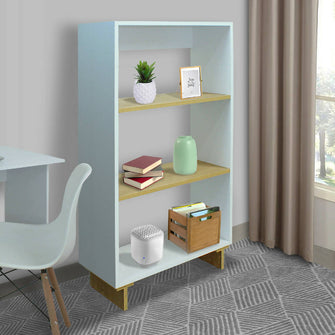 Biblioteca Linea Flow (110x60x25) Blanca - Duna