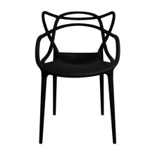 Kit por 2 Silla Solna Para Sala Comedor Jardín - Negro