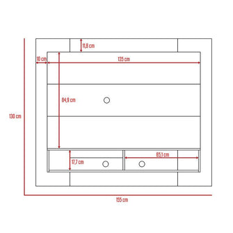 Combo Para Habitación Nova, Incluye Cama - Colchón - Closet - dos Mesas de Noche y Panel