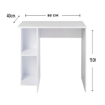 Escritorio Moderno Tony 71.5x80x40cm +Silla Blanco