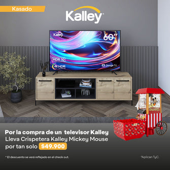 Televisor Kalley 65" Pulgadas 4K UHD - QLED - Google TV