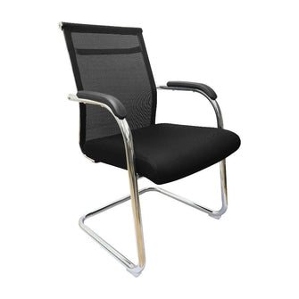 Silla Roma Fija Oficina Escritorio - Negro