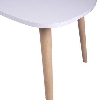 Mesa Centro Triangular 40x60x60cm Blanca