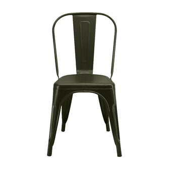 Kit por 4 Silla Tolix Metalica Para Comedor Restaurante - Bronce