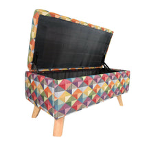 Combo Sala Colors Poltrona (88X59X55) + Banqueta Baul + Mesa de Centro Hexagonal.