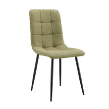 Set de 4 Sillas Flex, Color Verde Oliva Claro, con Espaldar y Diseño Moderno