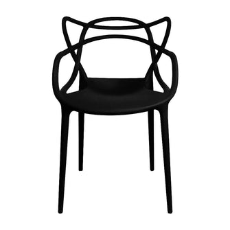 Silla Solna Para Sala Comedor Jardín - Negro