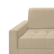 Sofa Alondra Tela, Color Beige
