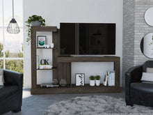 Mesa Para Tv Samir, Chocolate, con Espacio Para Televisor de Hasta 55 Pulgadas