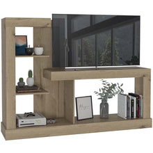 Mueble Multiusos Samir, Café Claro, con Espacio Para Televisor de Hasta 55 Pulgadas