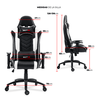 Combo Gamer, Incluye Escritorio Wengue con bordo Verde y Silla Gamer