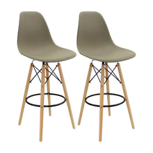 Kit Por 2 Butaco Eames Tipo Bar - Beige