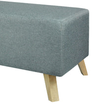 Combo Cabecero Cama Doble (60x140x5) Gris Memphis + Set x dos Mesas de noche Turku+ Banqueta