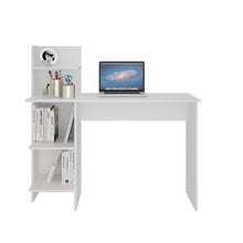 Escritorio-Biblioteca Moderno King 120x120x45cm Blanco