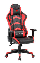 Silla Gamer Premium Rojo y Negro, con Cómodo Espaldar y Rodachines