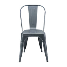 Kit por 4 Silla Tolix Metalica Para Comedor Restaurante - Gris