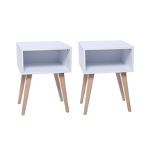 Combo Cabecero Cama Doble (60x140x5) Gris Memphis + Set x dos Mesas de noche Turku+ Banqueta