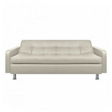 Sofa Cama Sofhie Cuero Sintetico, Color Beige