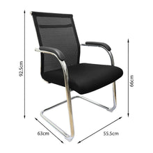Silla Roma Fija Oficina Escritorio - Negro