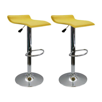 Kit por 2 Silla Wave Bar- Amarillo