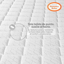 Colchón Romance Relax Dream Confort 140x190 Color Gris y Blanco