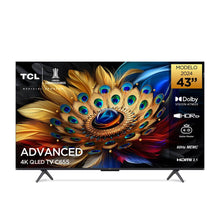 Televisor TCL 43" Pulgadas C655 Advanced 4K-UHD QLED Smart TV Google