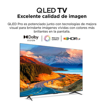 Televisor TCL 43" Pulgadas C655 Advanced 4K-UHD QLED Smart TV Google