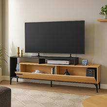 Mesa TV hasta 65" Live (58X180X30cm) Fresno-Negro