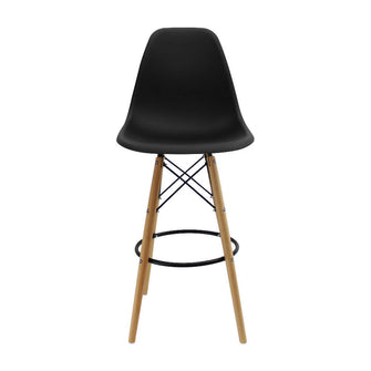Kit Por 2 Butaco Eames Tipo Bar - Negra
