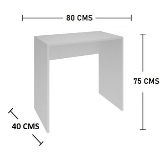 Escritorio Moderno Tomy 75x80x45cm Blanco