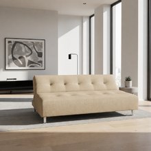 Sofá Cama Mauro Tela, Color Beige