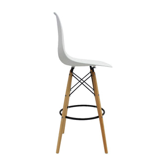 Kit Por 2 Butaco Eames Tipo Bar - Blanca