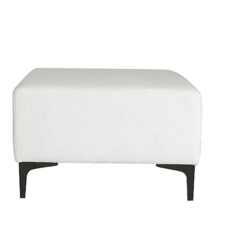 Puff Grande tipo Otoman Cuadrado (43X60X60) Ovejo Blanco