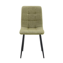 Set de 4 Sillas Flex, Color Verde Oliva Claro, con Espaldar y Diseño Moderno