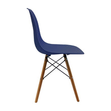 Kit x 4 Silla DKR Tipo Eames para comedor - Azul oceano