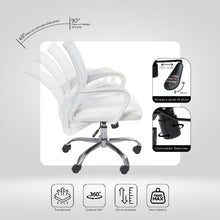 Silla para Oficina Escritorio - OR-3310 Blanca