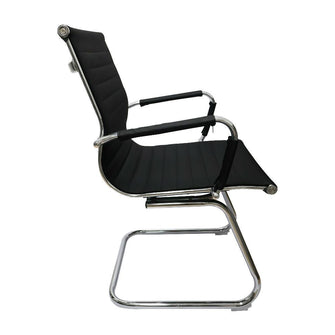 Silla Esterilla Fija Oficina Escritorio - Negro