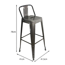 Kit x 2 Silla Titan Bar Tipo Tolix - Metal rustic