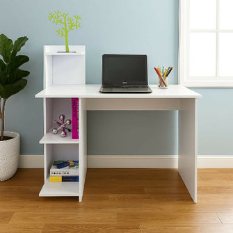 Escritorio-Biblioteca Moderno King + Silla Aimes Blanco