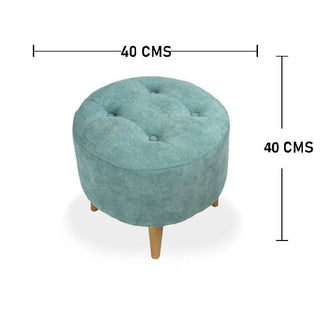 Combo sala Sofa (66x163x64) + Puff + Banqueta Baúl Verde Menta