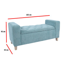 Combo sala Sofa (66x163x64) + Puff + Banqueta Baúl Verde Menta
