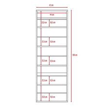Zapatero Isia con Espejo, Blanco, con Amplio Espacio de Almacenamiento Incluye Espejo ZF