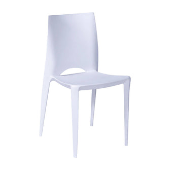 Silla Zoé Para Sala, Comedor, Jardin - Blanca