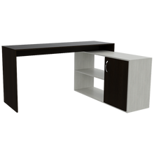 Escritorio En L Axis, Wengue y Blanco Artiko REEMPLAZO