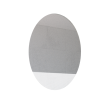 Espejo Ovalado Ferrara, Gris, con Luz Led