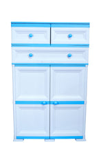 Mueble Organizador Elegance Picasso, Infantil Azul, Con Tres Cajones Deslizable